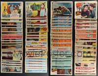 7d0717 LOT OF APPROXIMATELY 350 LOBBY CARDS 1940s-1950s incomplete sets from a variety of movies!