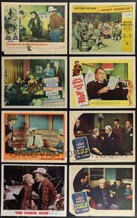 7d0813 LOT OF 15 JAMES STEWART LOBBY CARDS 1940s-1960s great scenes from several of his movies!