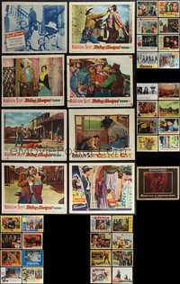 7d0767 LOT OF 41 COWBOY WESTERN LOBBY CARDS 1940s-1980s incomplete sets from several movies!