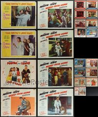 7d0783 LOT OF 31 DEAN MARTIN & JERRY LEWIS LOBBY CARDS 1950s incomplete sets from their movies!