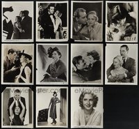 7d1023 LOT OF 11 1930S 8X10 STILLS 1930s great portraits from a variety of different movies!