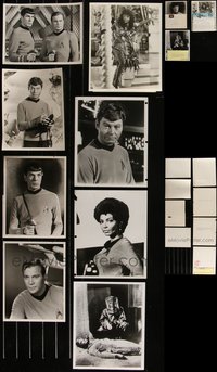 7d1099 LOT OF 8 STAR TREK TV STILLS 1960s William Shatner, Leonard Nimoy, Kelley, Nichols & more!