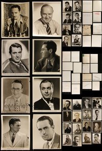 7d0929 LOT OF 39 MOSTLY 1930S-40S PORTRAITS OF MALE STARS 8X10 STILLS 1930s-1940s leads & supports!