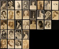 7d1084 LOT OF 31 DELUXE 5X7 FAN PHOTOS OF 1920S ACTRESSES WITH FACSIMILE AUTOGRAPHS 1920s cool!