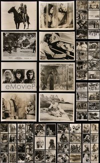 7d0914 LOT OF 78 PLANET OF THE APES SERIES 8X10 STILLS 1960s-1970s Charlton Heston, great scenes!