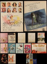 7d0127 LOT OF 7 MULTI-PAGE TRADE ADS 1940s-1950s cool movie images not used anywhere else!