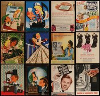 7d0131 LOT OF 6 KAPRALIK TRADE ADS 1940s-1950s cool movie images not used anywhere else!