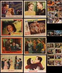 7d0788 LOT OF 26 1940s-1980s LOBBY CARDS 1940s-1980s great scenes from a variety of movies!