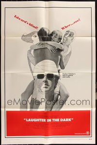 7d0541 LOT OF 13 FOLDED LAUGHTER IN THE DARK ONE-SHEETS 1969 Tony Richardson, Anna Karina