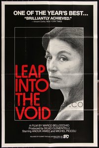 7d0540 LOT OF 13 FOLDED LEAP INTO THE VOID ONE-SHEETS 1980 super close up of Anouk Aimee!