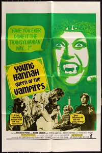 7d0704 LOT OF 3 FOLDED CRYPT OF THE LIVING DEAD YOUNG HANNAH STYLE ALTERNATE TITLE ONE-SHEETS 1973