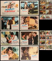 7d0757 LOT OF 48 LOBBY CARDS 1940s-1960s complete sets from six different movies!