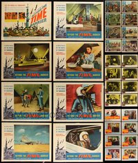 7d0771 LOT OF 40 1950S HORROR/SCI-FI LOBBY CARDS 1950s complete sets from five different movies!