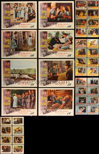 7d0773 LOT OF 39 1950S LOBBY CARDS 1950s complete sets from five different movies!