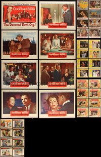 7d0770 LOT OF 40 1950S LOBBY CARDS 1950s complete sets from five different movies!