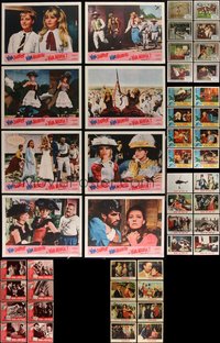 7d0758 LOT OF 48 1960S LOBBY CARDS 1960s complete sets from six different movies!