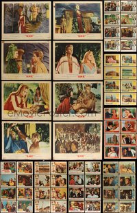 7d0742 LOT OF 64 1960S LOBBY CARDS 1960s complete sets from eight different movies!