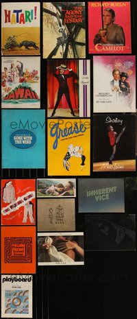 7d0255 LOT OF 17 MOVIE & STAGEPLAY SOUVENIR PROGRAM BOOKS 1960s-2010s from a variety of titles!