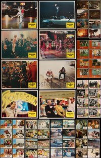 7d0734 LOT OF 80 1970S LOBBY CARDS 1970s complete sets from ten different movies!