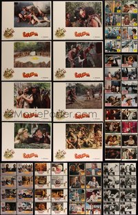 7d0731 LOT OF 88 1980S LOBBY CARDS 1980s complete sets from eleven different movies!