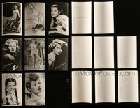 7d1142 LOT OF 210 MOVIE STAR POSTCARDS 1960s-1980s great portraits of leading & supporting actors!