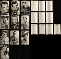 7d1144 LOT OF 190 MOVIE STAR POSTCARDS 1950s great portraits of leading & supporting actors!