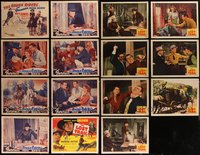 7d0814 LOT OF 15 COWBOY WESTERN LOBBY CARDS 1930s-1940s one complete & one incomplete set!