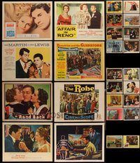 7d0789 LOT OF 26 1940s-1960s LOBBY CARDS 1940s-1960s great images from a variety of movies!