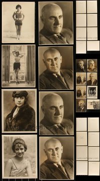 7d0992 LOT OF 16 DELUXE 1920S 8X10 STILLS 1920s great portraits, most with photographer stamps!