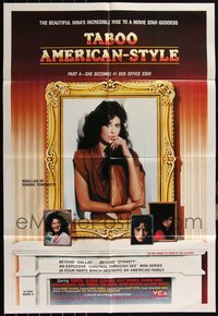 7d0369 LOT OF 35 FOLDED TABOO AMERICAN STYLE 4: THE EXCITING CONCLUSION ONE-SHEETS 1985 sexy Raven!