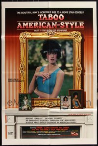 7d0481 LOT OF 18 FOLDED TABOO AMERICAN STYLE PART 1 THE RUTHLESS BEGINNING ONE-SHEETS 1985 sexy!