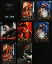 7d0243 LOT OF 8 PRESSKITS WITH CD-ROMS 2000s King Kong, Star Wars, Peter Pan, Mission: Impossible