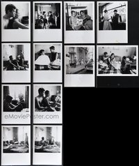 7d1098 LOT OF 12 A BOUT DE SOUFFLE CANDID FRENCH 7X9 1/2 STILLS 1960 Jean Seberg, Belmondo, Godard