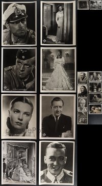 7d0801 LOT OF 18 1940S UFA GERMAN LOBBY CARDS 1940s great portraits of their top stars!