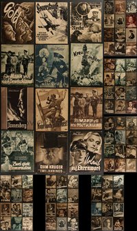 7d0340 LOT OF 126 ILLUSTRIERTE FILM-KURIER GERMAN PROGRAMS 1930s-1940s movies made during WWII!