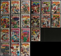 7d0847 LOT OF 19 MARVEL SUPER HEROES SECRET WARS COMIC BOOKS 1984-1986 Avengers, X-Men & more!