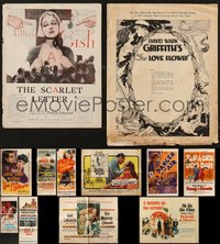 7d0083 LOT OF 12 MISCELLANEOUS ITEMS 1920s-1970s great images from a variety of different movies!