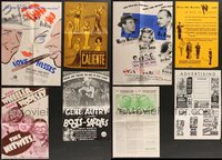 7d0211 LOT OF 4 PRESSBOOK FRONT COVERS ONLY 1930s all with great images that can be framed!