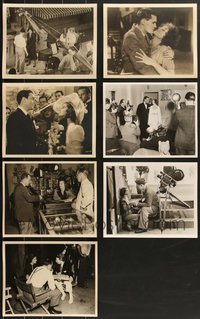 7d1059 LOT OF 7 MYRNA LOY DELUXE 8X10 STILLS 1920s-1930s great images with several candids!