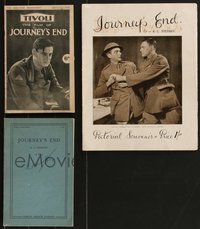 7d0143 LOT OF 3 JOURNEY'S END ENGLISH MISCELLANEOUS ITEMS 1930 Colin Clive & James Whale!