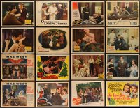 7d0812 LOT OF 16 1930s-1940s LOBBY CARDS 1930s-1940s incomplete sets from a variety of movies!