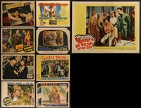 7d0803 LOT OF 17 1940s-1960s LOBBY CARDS 1940s-1960s great images from a variety of movies!