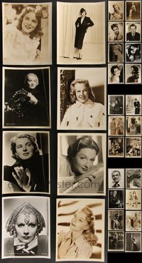 7d0942 LOT OF 30 MOVIE STAR PORTRAIT 8X10 STILLS 1930s-1960s leading & supporting actors!