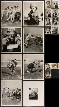 7d0978 LOT OF 19 TED DONALDSON 8X10 STILLS 1940s-1950s includes some great football images!