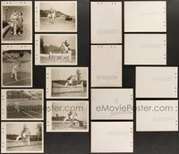 7d1100 LOT OF 8 RAY MILLAND KEYBOOK 8X11 STILLS 1930s candids playing tennis & riding a horse!