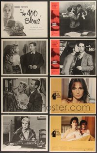 7d0828 LOT OF 8 LOBBY CARDS FROM MOVIES OF FRANCOIS TRUFFAUT 1950s-1970s 400 Blows & more!