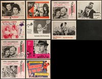 7d0824 LOT OF 11 LOBBY CARDS FROM MOVIES OF VITTORIO DE SICA 1950s-1970s Two Women & more!