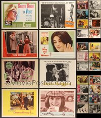 7d0785 LOT OF 30 LOBBY CARDS FROM CLASSIC NON-US MOVIES 1960s-1980s La Verite, Mon Oncle & more!