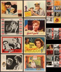 7d0774 LOT OF 36 LOBBY CARDS FROM CLASSIC ENGLISH MOVIES 1940s-1970s In Which We Serve & more!