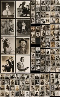 7d0890 LOT OF 157 MOSTLY 1940S-50S 8X10 STILLS 1940s-1950s portraits from a variety of movies!